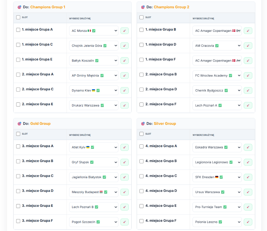 Akceptacja awansów z Dashboardu